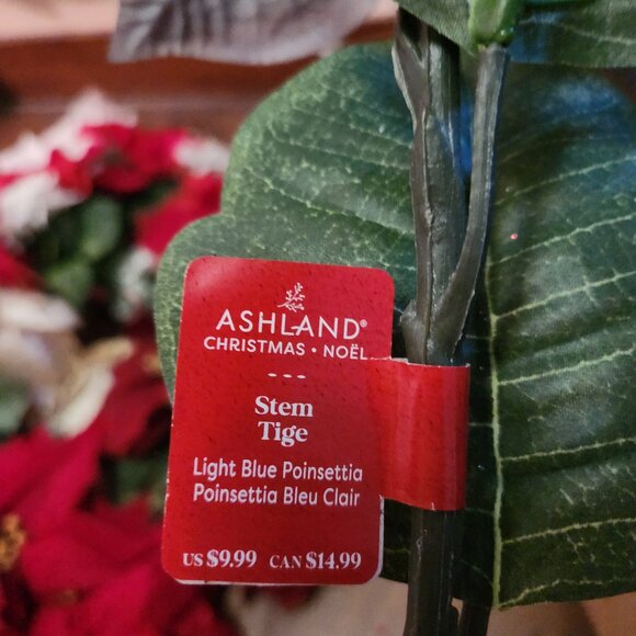 Box of Ashland christmas Noel Flowers/Holiday Decor Mixed Lot Deluxe Bush Box - Picture 9 of 15